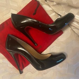 Louboutin Simple Patent Leather Pumps 85mm